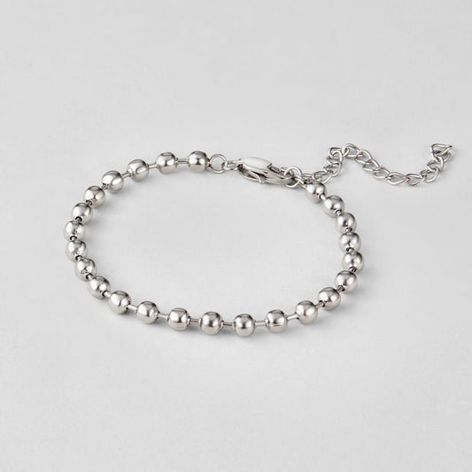 Silver Lulu Bead Bracelet
